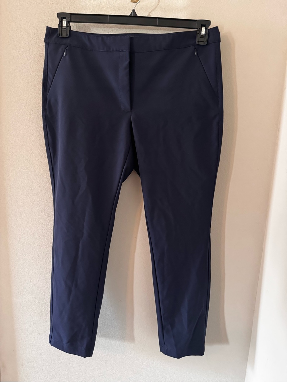White House Black Market Navy Slim Ankle Pull-On Pants